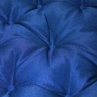 Подушка круглая на кресло непромокаемая, размер D60 см, цвет василек, файберфлекс, грета 20%, полиэстер 80% - Фото 3