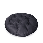 Подушка круглая на кресло непромокаемая D60 см, цвет тёмно-серый, грета 20%, полиэстер 80% - Фото 2