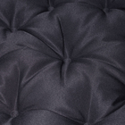 Подушка круглая на кресло непромокаемая D60 см, цвет тёмно-серый, грета 20%, полиэстер 80% - Фото 3