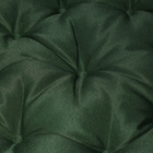 Подушка круглая на кресло непромокаемая, размер D60 см, цвет тёмно-зелёный, файберфлекс, грета 20%, полиэстер 80% - Фото 2