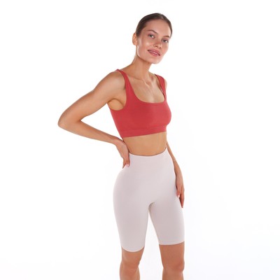 Топ спортивный женский Little Secret, кирпичный, размер 42 (S)