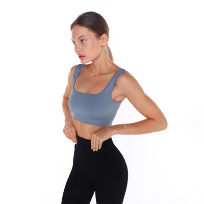 Топ спортивный женский Little Secret, тёмно-серый, размер 44 (M)