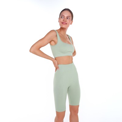 Велосипедки женские, зелёные, размер 42 (S)