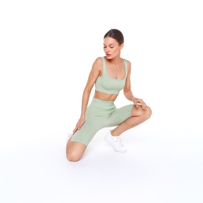 Велосипедки женские, зелёные, размер 42 (S)