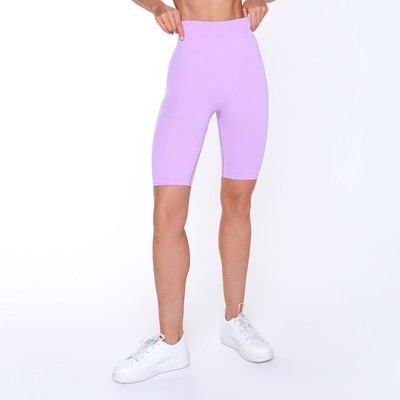 Велосипедки женские, лиловые, размер 42 (S)