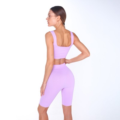 Велосипедки женские, лиловые, размер 42 (S)