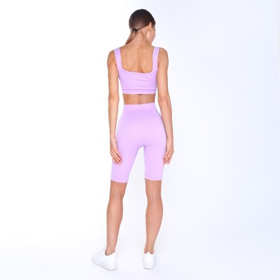 Велосипедки женские, лиловые, размер 42 (S)