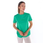 Футболка женская, цвет тёмно-зелёный, размер 44-46 (L) - фото 22271887