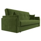 Прямой диван «Лига 015», механизм книжка, микровельвет, цвет зелёный - Фото 3