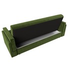 Прямой диван «Лига 015», механизм книжка, микровельвет, цвет зелёный - Фото 7