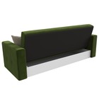 Прямой диван «Лига 016», механизм книжка, микровельвет, цвет зелёный / бежевый - Фото 8