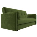 Прямой диван «Лига 018», механизм книжка, микровельвет, цвет зелёный - Фото 3