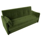 Прямой диван «Лига 018», механизм книжка, микровельвет, цвет зелёный - Фото 5