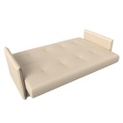 Прямой диван «Лига 018», механизм книжка, экокожа, цвет бежевый  (артикул 9768650)  большой выбор товаров оптом и в розницу по низким ценам с доставкой