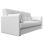 Прямой диван «Лига 018», механизм книжка, экокожа, цвет белый - Фото 4