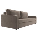 Диван прямой «Лига 009», механизм еврокнижка, велюр, цвет коричневый - Фото 3