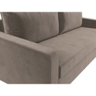 Диван прямой «Лига 009», механизм еврокнижка, велюр, цвет коричневый - Фото 4