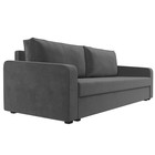 Диван прямой «Лига 009», механизм еврокнижка, велюр, цвет серый - Фото 3