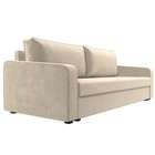 Диван прямой «Лига 009», механизм еврокнижка, микровельвет, цвет бежевый - Фото 3