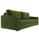 Диван прямой «Лига 009», механизм еврокнижка, микровельвет, цвет зелёный - Фото 3