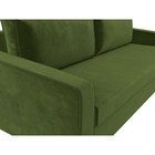 Диван прямой «Лига 009», механизм еврокнижка, микровельвет, цвет зелёный - Фото 4