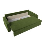 Диван прямой «Лига 009», механизм еврокнижка, микровельвет, цвет зелёный - Фото 7
