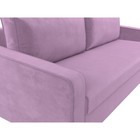 Прямой диван «Лига 009», механизм еврокнижка, микровельвет, цвет сиреневый - Фото 4