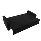 Диван прямой «Лига 009», механизм еврокнижка, микровельвет, цвет чёрный - Фото 8