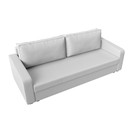 Прямой диван «Лига 009», механизм еврокнижка, экокожа, цвет белый  (артикул 9768752)  большой выбор товаров оптом и в розницу по низким ценам с доставкой