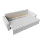 Прямой диван «Лига 009», механизм еврокнижка, экокожа, цвет белый  (артикул 9768752)  большой выбор товаров оптом и в розницу по низким ценам с доставкой