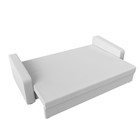 Прямой диван «Лига 009», механизм еврокнижка, экокожа, цвет белый  (артикул 9768752)  большой выбор товаров оптом и в розницу по низким ценам с доставкой