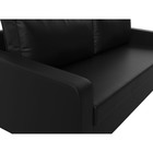 Диван прямой «Лига 009», механизм еврокнижка, искусственная кожа, цвет чёрный - Фото 4