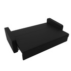 Диван прямой «Лига 009», механизм еврокнижка, искусственная кожа, цвет чёрный - Фото 8