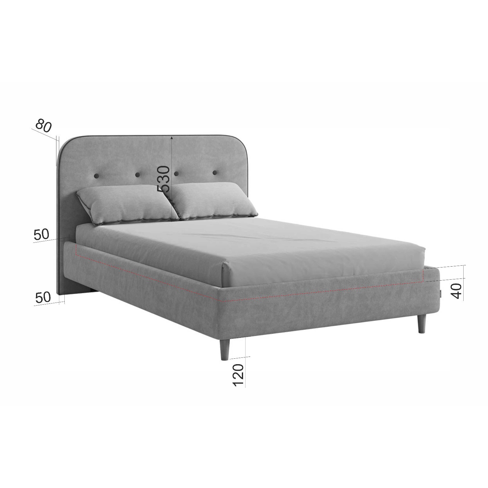 Кровать 2000х2200