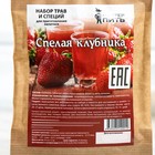Набор из трав и специй для приготовления настойки "Спелая клубника",  30 гр - фото 22272435