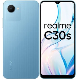 Смартфон Realme C30s, 6.5", 4Гб, 64Гб, 8Мп, 5Мп, microSD, 2sim, 5000мАч, голубой 9715425