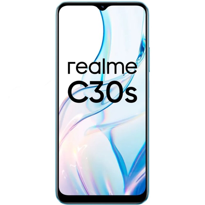 Смартфон Realme C30s, 6.5", 4Гб, 64Гб, 8Мп, 5Мп, microSD, 2sim, 5000мАч, голубой - фото 51470125