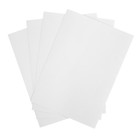 Картон белый А4 10 листов, Calligrata, 200 г/м2, немелованный, односторонний, в папке - Фото 2