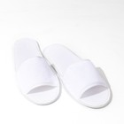 Тапочки махровая ткань, поролон 3 мм, картон 43 размер (индивидуальная упаковка) - Фото 2