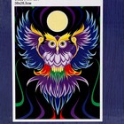 Картина по номерам на картоне 28,5 × 38 см «Сова» - фото 42890459