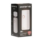 Кофемолка Polaris PCG 2014, электрическая, ножевая, 200 Вт, 50 г, белая - фото 9874947