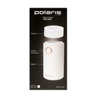 Кофемолка Polaris PCG 2014, электрическая, ножевая, 200 Вт, 50 г, белая - фото 9874948