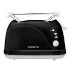 Тостер Polaris PET 0702L, 750 Вт, 6 режимов прожарки, 2 тоста, разморозка, чёрно-белый - фото 51340284 Тостер Polaris PET 0702L, 750 Вт, 6 режимов прожарки, 2 тоста, разморозка, чёрно-белый - фото 51340284