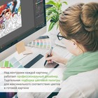 Картина по номерам 35×88 см «Панно. Девушка с птицами» 22 цвета 9699806 - фото 16401760