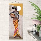 Картина по номерам 35 × 88 см «Панно» «Африканская женщина» 30 цв. - фото 2781952