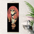 Картина по номерам «Панно. Кот-самурай», 35 × 88 см, 15 цветов - фото 319520626