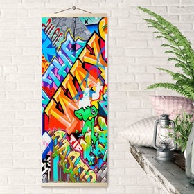 Картина по номерам «Панно. Граффити», 35 × 88 см, 28 цветов