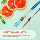 Картина по номерам 35 × 88 см «Панно. Обезьяны» 21 цвет - фото 24302357