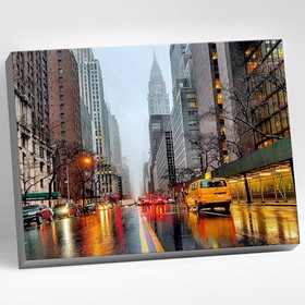 Картина по номерам «Нью-йорк. МанХэттен», 40 × 50 см, 32 цвета