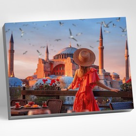 Картина по номерам «Стамбул. Айя-софия», 40 × 50 см, 25 цветов